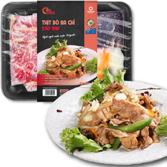 Thịt Bò Ba Chỉ Xào Rau (360g)