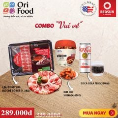 Combo Lẩu TomYum Thịt Ba Chỉ Bò Mỹ (910g) và Kim Chi Su Hào (450g)