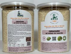 Orsafarm  Mè trắng  Tây Nguyên  300G, 500gram, 1kg, mè trắng có tác dụng gì; mè trắng rang; mè trắng và mè đen; ăn mè trắng có tác dụng gì; ăn mè trắng có tác dụng gì cho bà bầu;