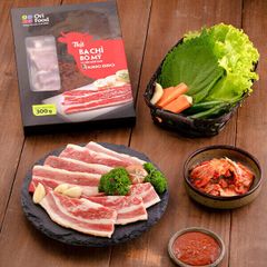 Thịt nướng Ba Chỉ Bò Mỹ Orifood (Khay 300g)