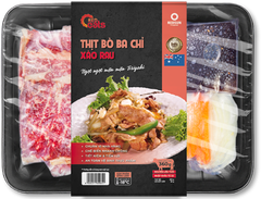 Thịt Bò Ba Chỉ Xào Rau (360g)