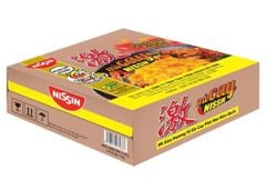 NISSIN Nhật Bản Mì xào Hương Vị Gà Cay Phô Mai Hàn Quốc _ Mì Không Chiên (Thùng 30 Gói / Thùng mini 3 gói / Thùng Mini 8 gói) Mì mì ít dầu mỡ tốt sức khỏe đủ chất (Còn nhiều hàng)