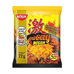 NISSIN Nhật Bản Mì xào Hương Vị Gà Cay Phô Mai Hàn Quốc _ Mì Không Chiên (Thùng 30 Gói / Thùng mini 3 gói / Thùng Mini 8 gói) Mì mì ít dầu mỡ tốt sức khỏe đủ chất (Còn nhiều hàng)