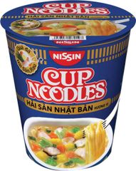 NISSIN 24 Ly Mì Hải Sản Nhật Bản - Mì Ly Không Chiên Súp Hải Sản Rau Nhật Bản - Mì ít dầu mỡ tốt sức khỏe đủ chất (Còn nhiều hàng)