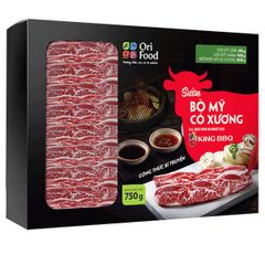 Combo thịt nướng Sườn Bò Mỹ có xương (750g)