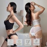  SET BRA GỌNG MÚT MỎNG CROPTOP EYELASH 