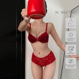  SET BRALETTE SCARLET 