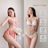  SET BRALETTE LỤA DEMI 