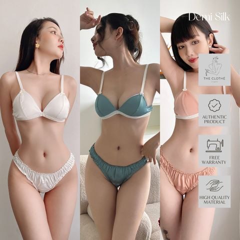  SET BRALETTE LỤA DEMI 