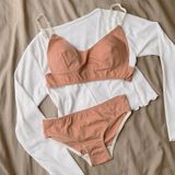  ÁO BRA COTTON CROPTOP SỢI TỰ NHIÊN 