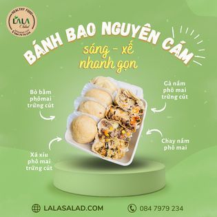  Bánh Bao Nguyên Cám 