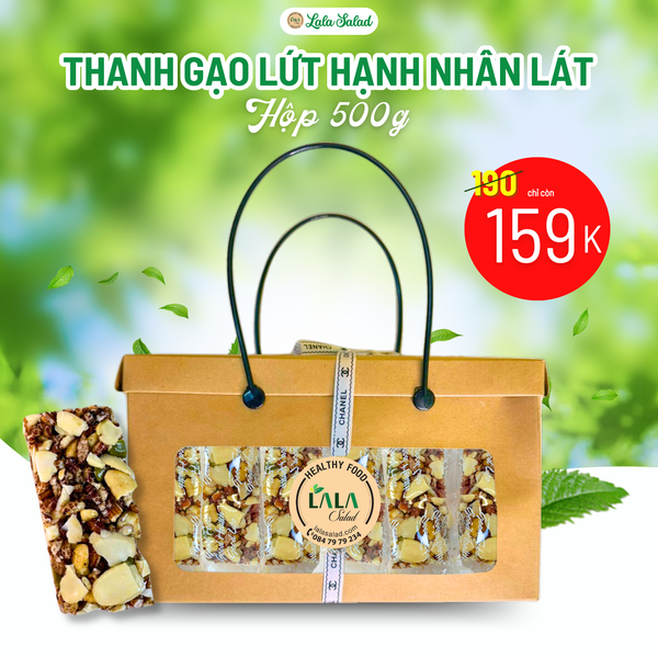  Hộp Thanh Gạo Lứt Hạnh Nhân Lát 