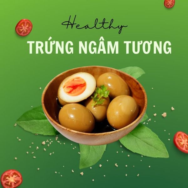  Trứng Lòng Đào Ngâm Tương Hàn Quốc - 2 Trứng 