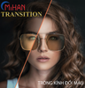 MiHAN Pmax 1.56 ĐỔI MÀU TRANSITION, CHỐNG PHẢN QUANG, NANO, CHỐNG VỠ