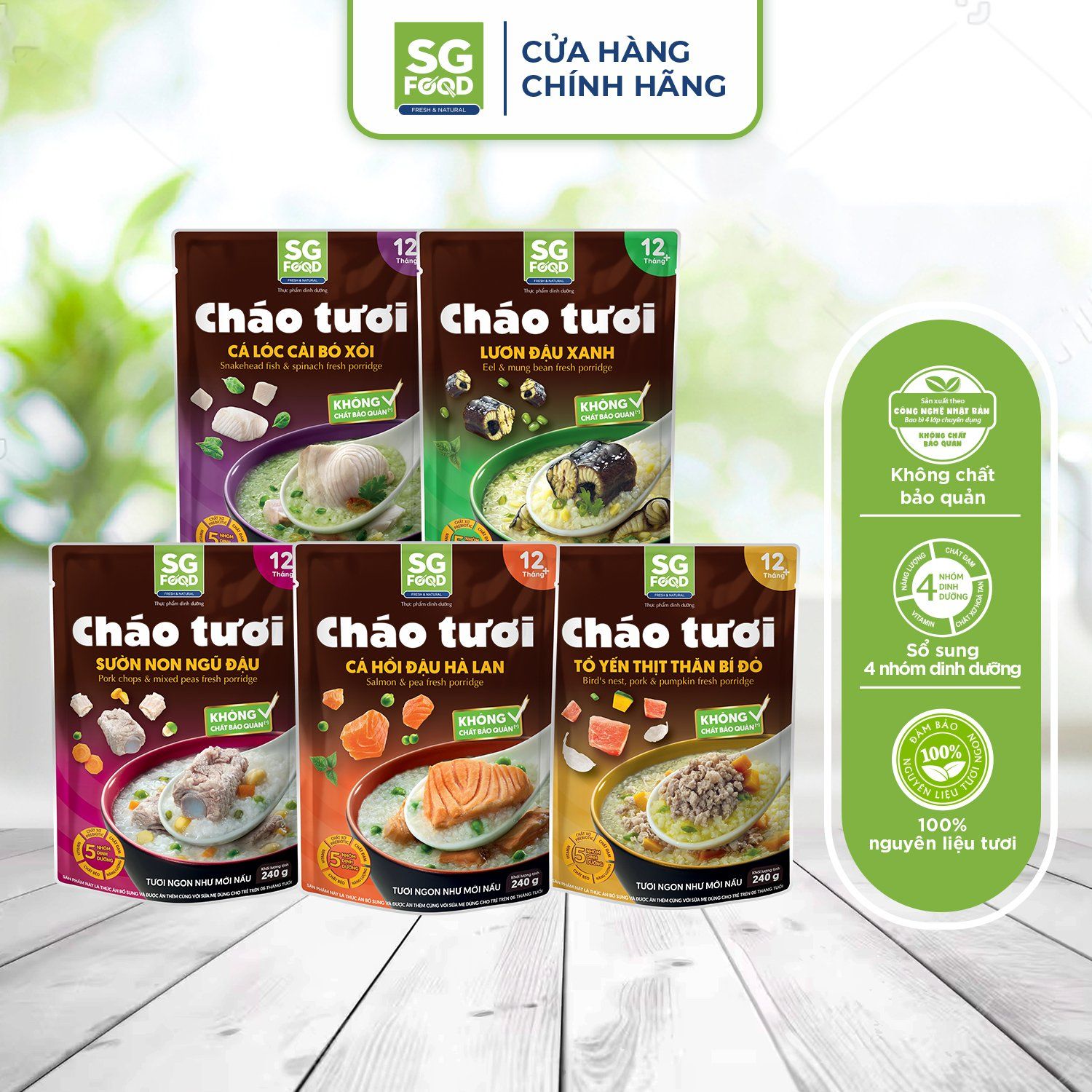 thung 30 goi chao tuoi sai gon food du vi 240g