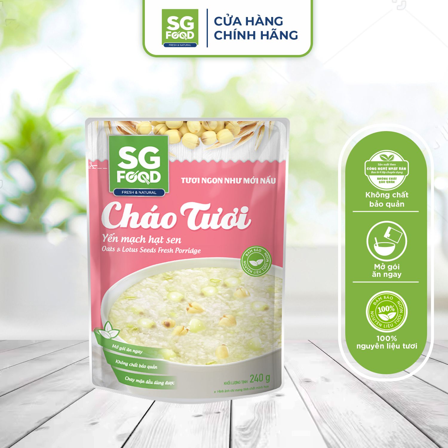 chao tuoi yen mach hat sen 240g