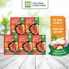 combo 5 goi xot gia vi hoan chinh suon xao chua ngot sgf 70g