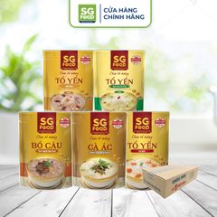 thung 30 goi chao bo duong sai gon food du vi 240g to yen ca hoi ga ac bo cau hat sen la dua va bat bao