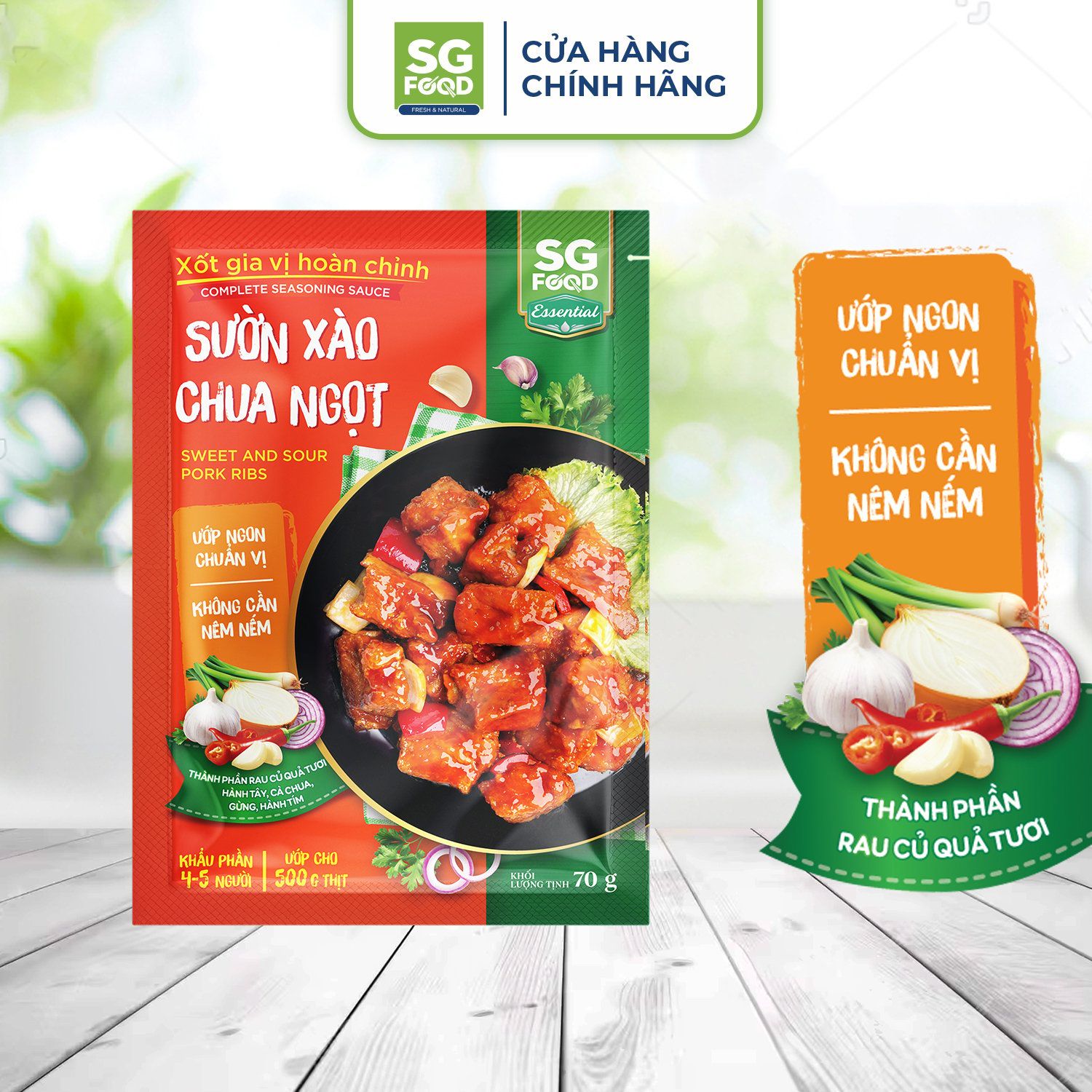 xot gia vi hoan chinh suon xao chua ngot 70g