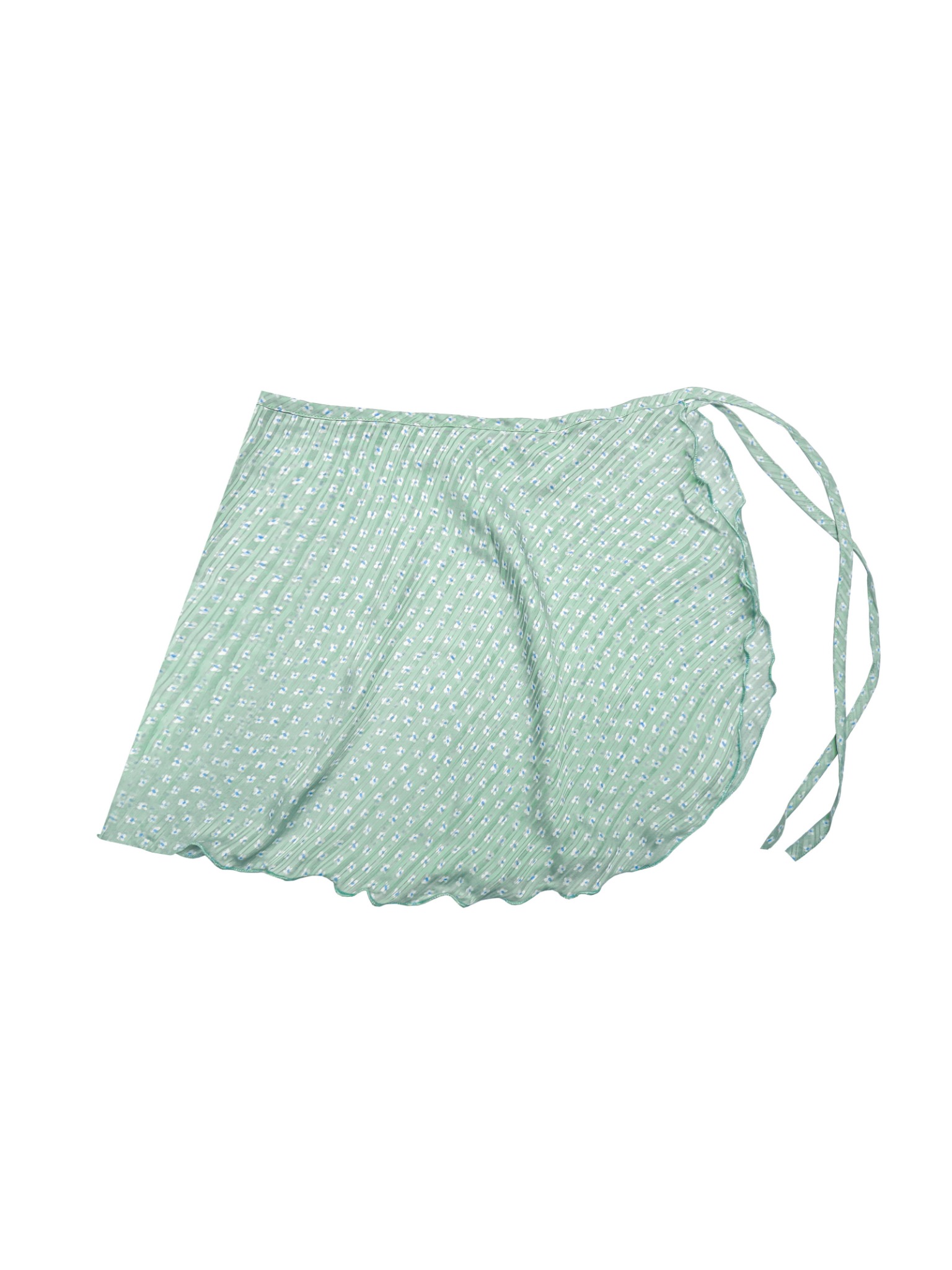 Patterned Short Skirt Cover-up