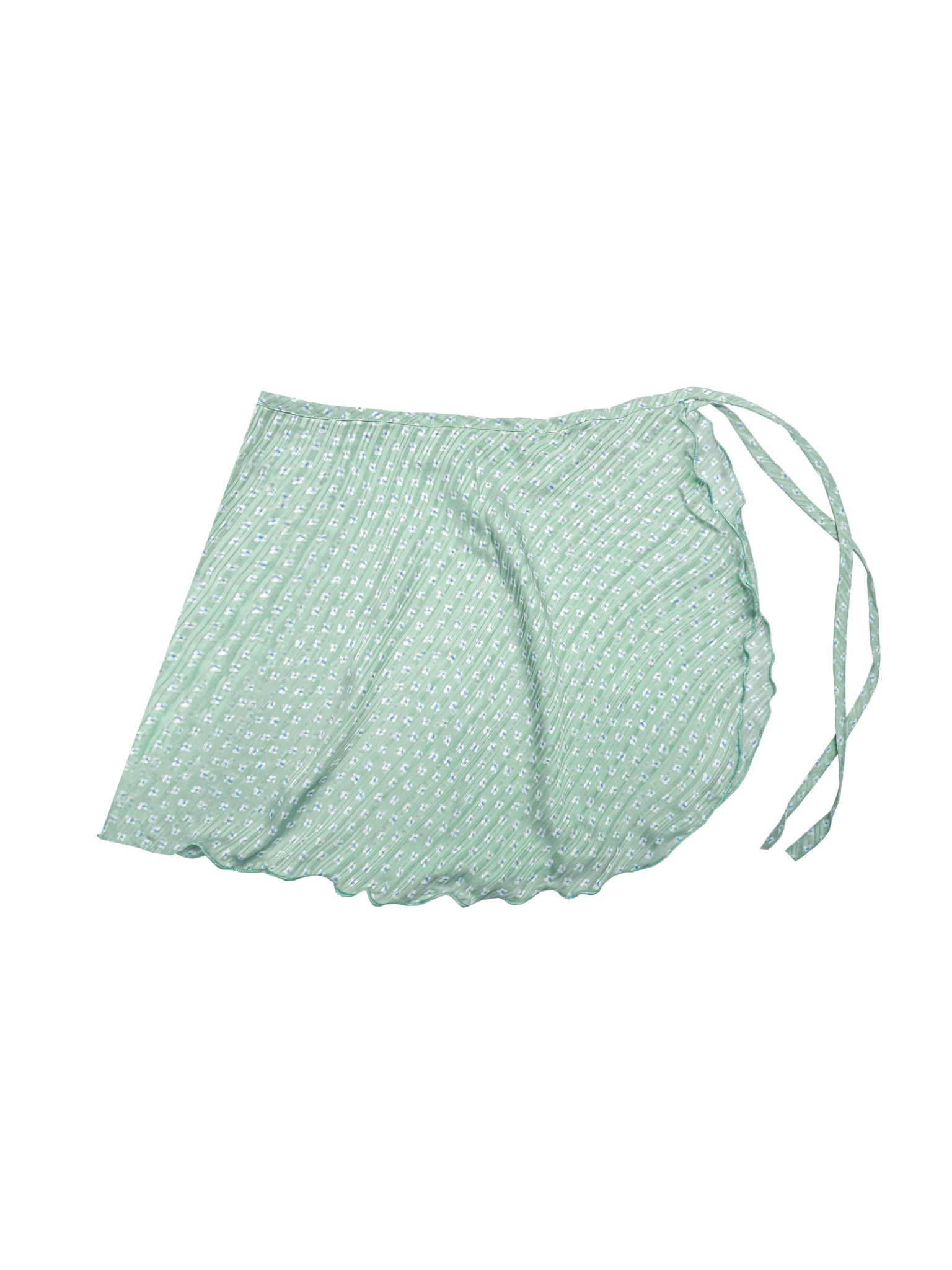  Patterned Short Skirt Cover-up 