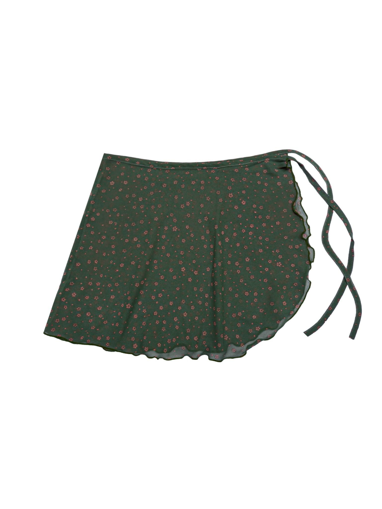  Patterned Short Skirt Cover-up 