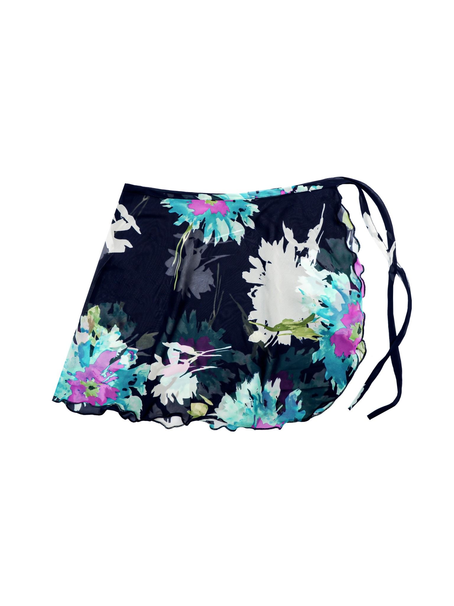  Patterned Short Skirt Cover-up 