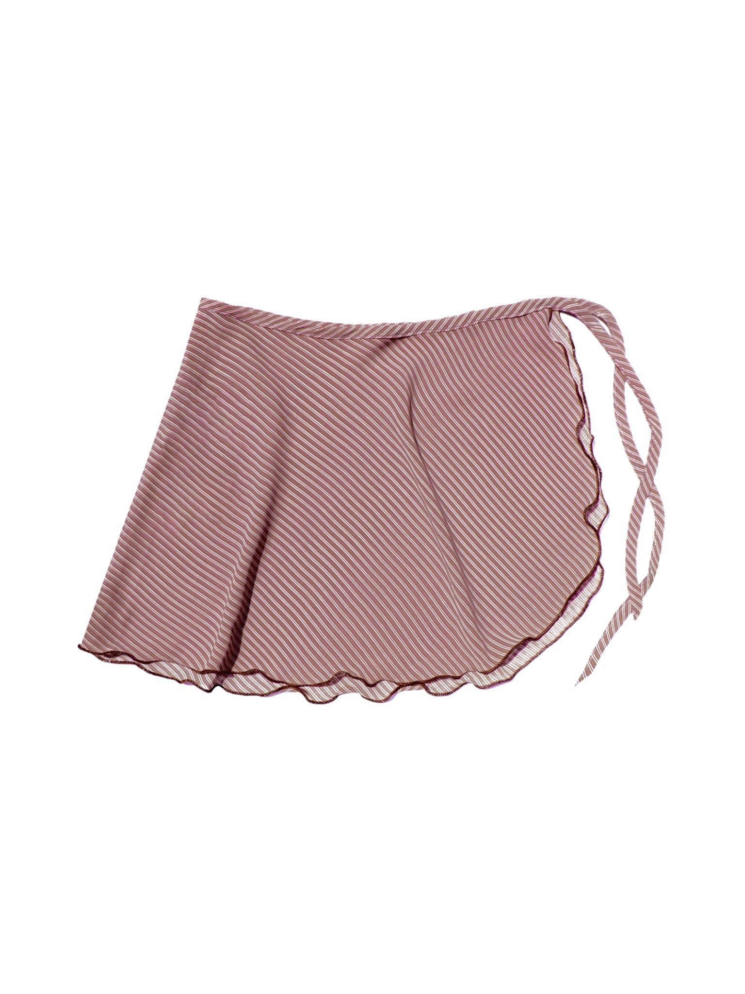  Váy họa tiết Sọc Nâu 