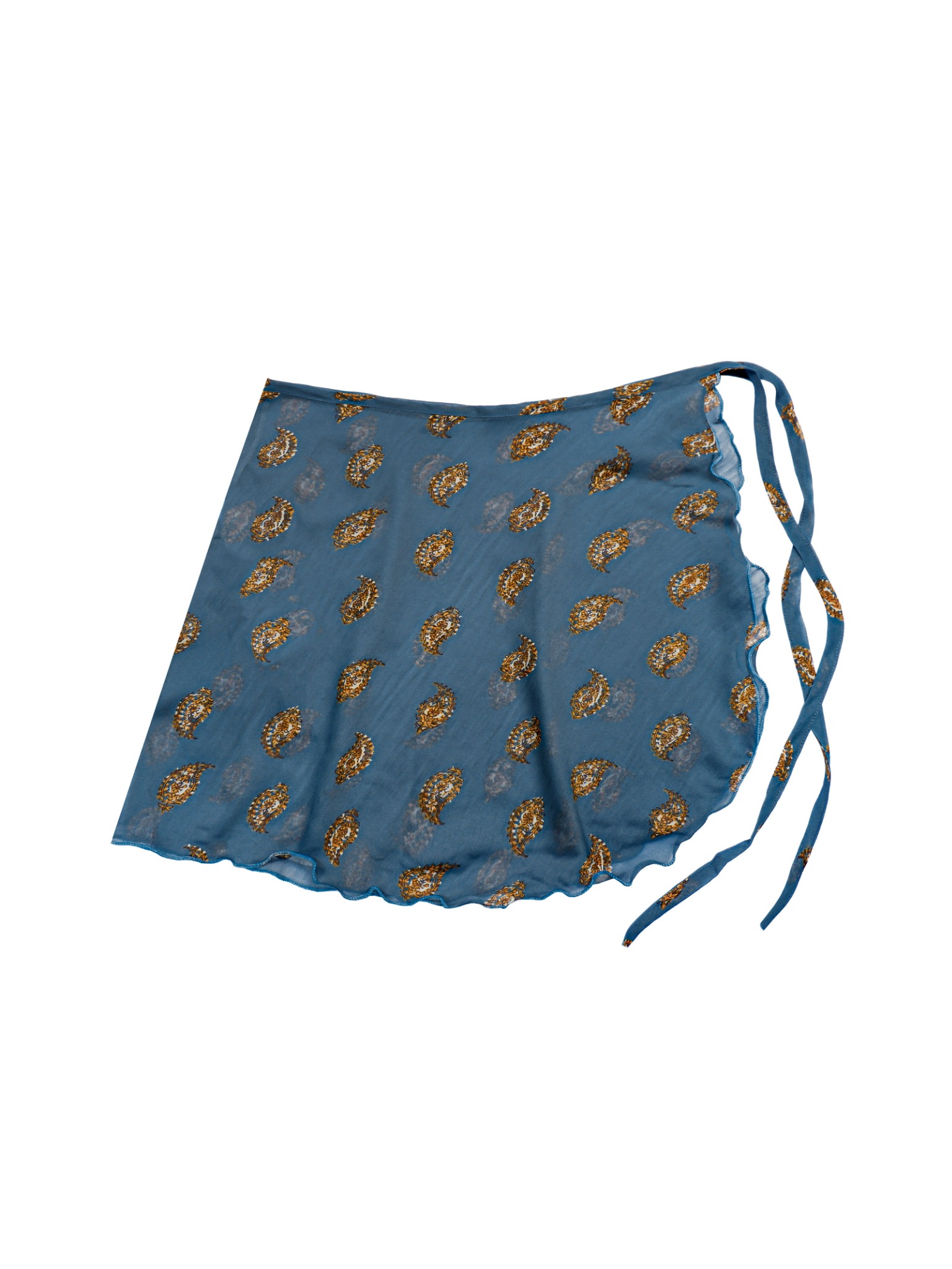 Patterned Short Skirt Cover-up