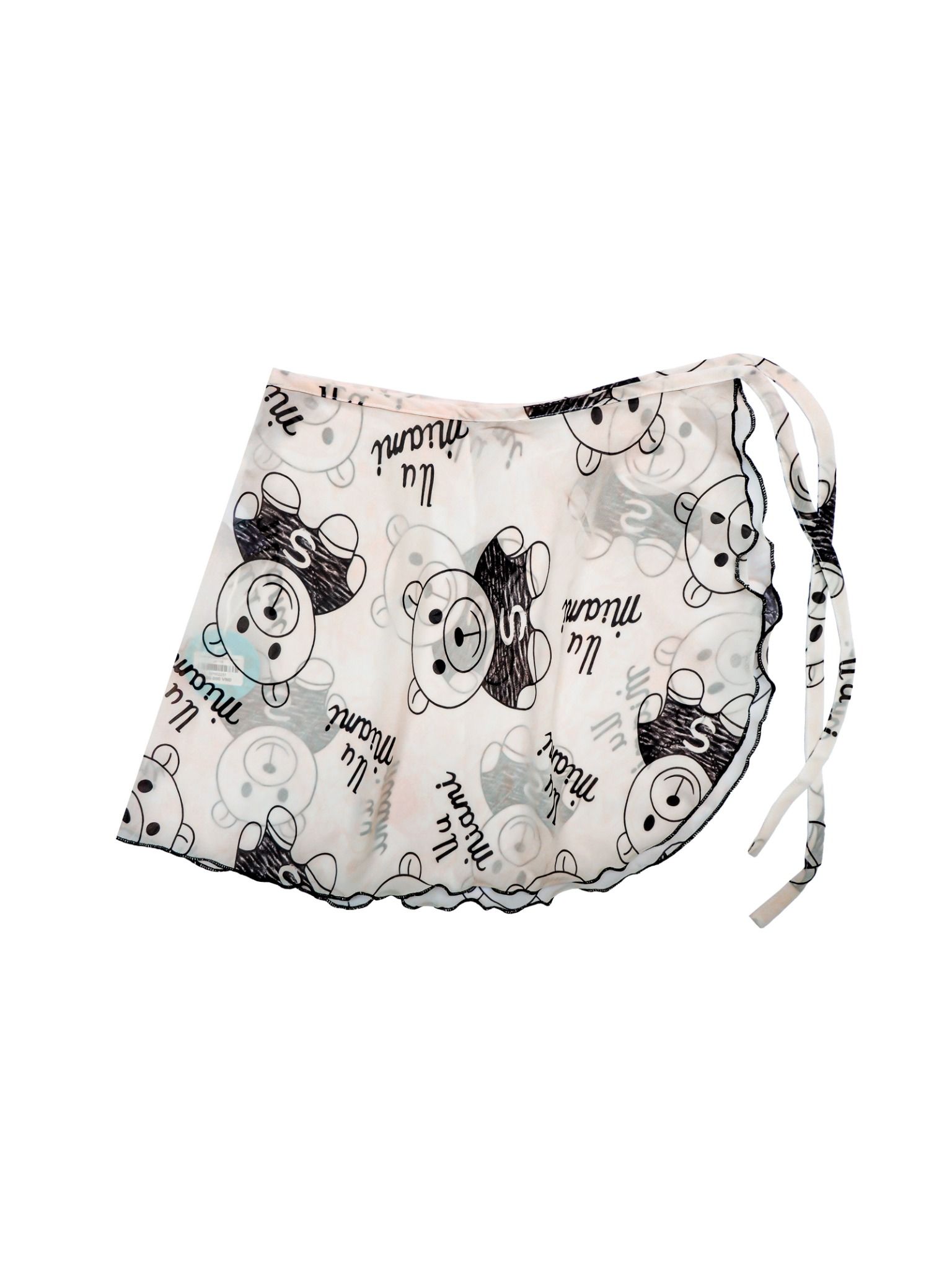  Patterned Short Skirt Cover-up 