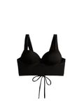  Áo bơi màu đen có gọng kèm mút nâng ngực - Push Up Black Top 