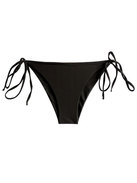  Quần bơi Bold Bikini dáng tam giác cột dây màu đen - Charcoal Triangle Bottom 