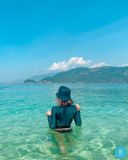  Áo bơi tay dài màu đen chống nắng - Layne Black Top 