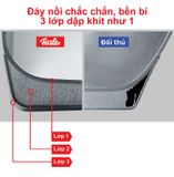  Bộ nồi 5 món Đức inox cao cấp Fissler Bonn, tích hợp tất cả những phát minh đột phá của Fissler. 