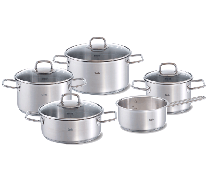  Bộ nồi 5 món Đức inox cao cấp Fissler Viseo, bán chạy nhất,nấu ngon nhất,an toàn cho sức khỏe,thân thiện với môi trường. 