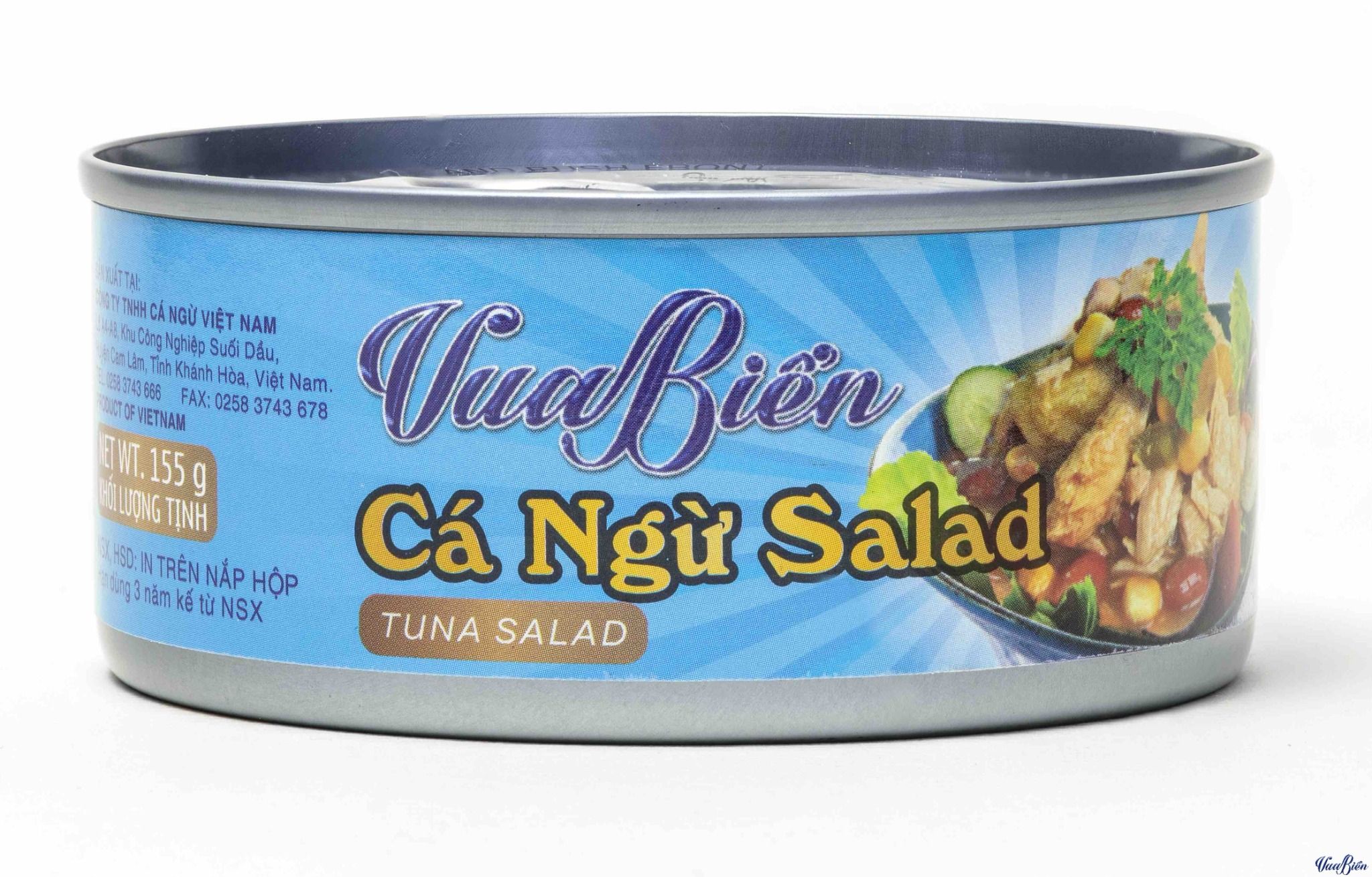  Đồ hộp Vua Biển - Cá ngừ Salad - Lốc 4 hộp 155g 