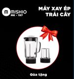  Máy ép trái cây cao cấp Mishio MK197 tặng cối sinh tố + cối xay khô 