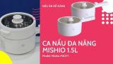  Nồi Nấu Đa Năng lòng ceramic Mishio MK271 1.5L (không xửng) 