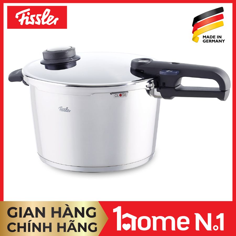  Nồi áp suất Fissler Vitavit Premium đường kính 22cm, dung tích 4.5L & 6L. An toàn, thân thiện, dễ dàng sử dụng, tiện lợi và nhanh chóng với việc nấu ăn hàng ngày. 