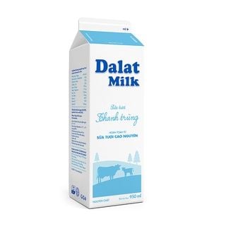  Sữa tươi thanh trùng Dalat milk 950ml 