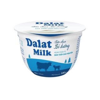  3 Hộp Sữa chua có đường 100g DaLat milk 