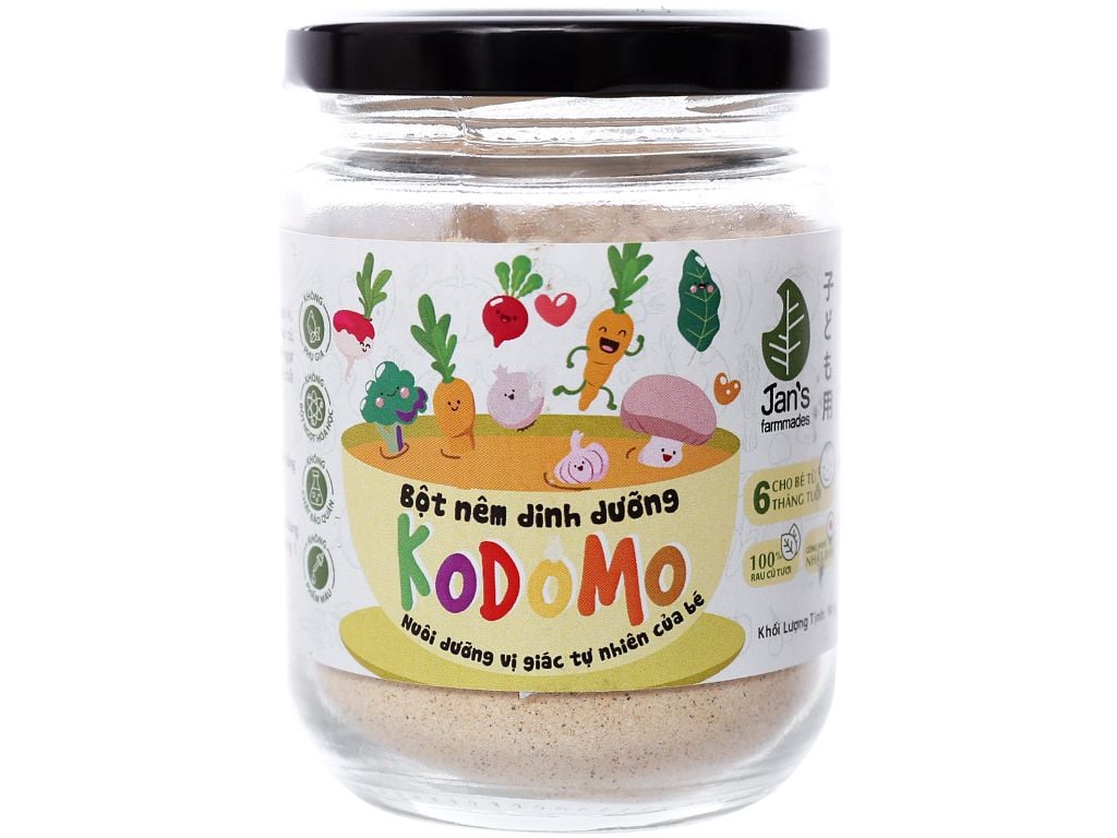  Bột Nêm Dinh Dưỡng Kodomo - Jan'S - Hũ 90g 