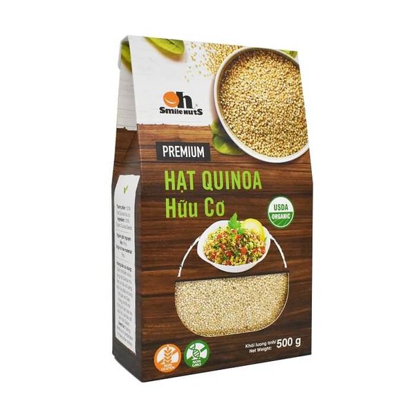  Hạt Quinoa Trắng (Diêm Mạch) - TPP - Hộp 500g 