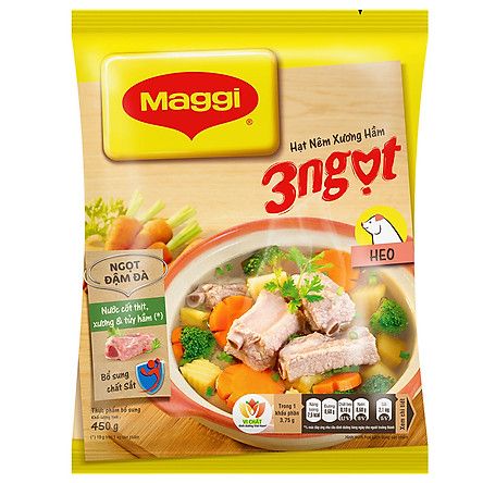  Hạt Nêm 3 Ngọt Maggi - 450g 