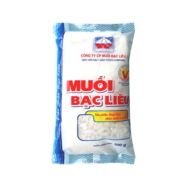  Muối Hột Bạc Liêu - Gói 500g 