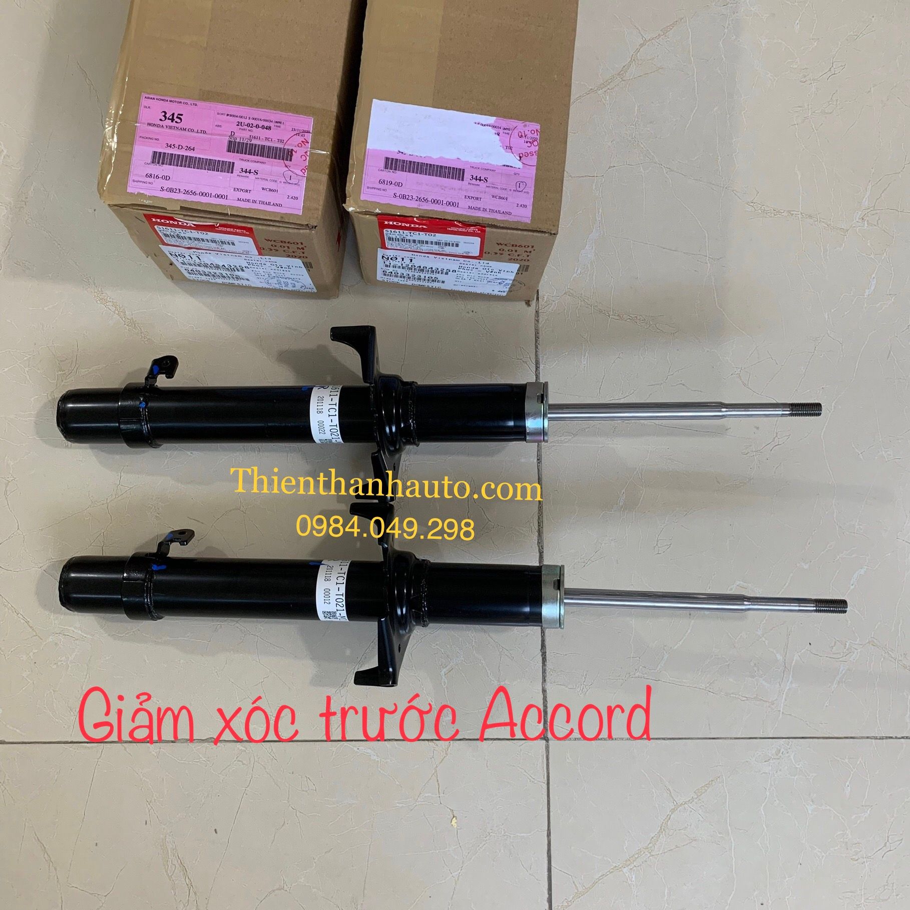 Giảm xóc trước Honda Accord chính hãng đời 2007-2012 - Thienthanhauto.com