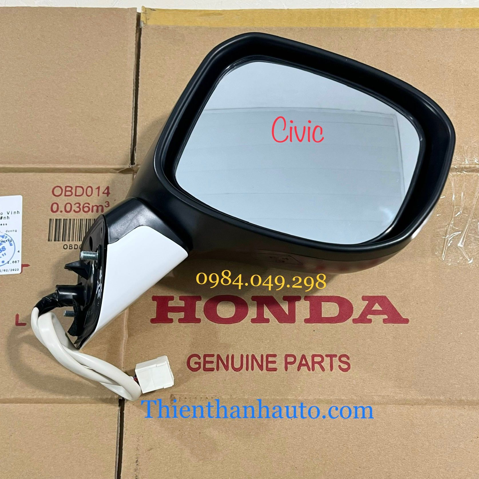 Gương chiếu hậu phải Honda Civic 2013-2014-2015 giá tốt nhất - Thienthanhauto.com