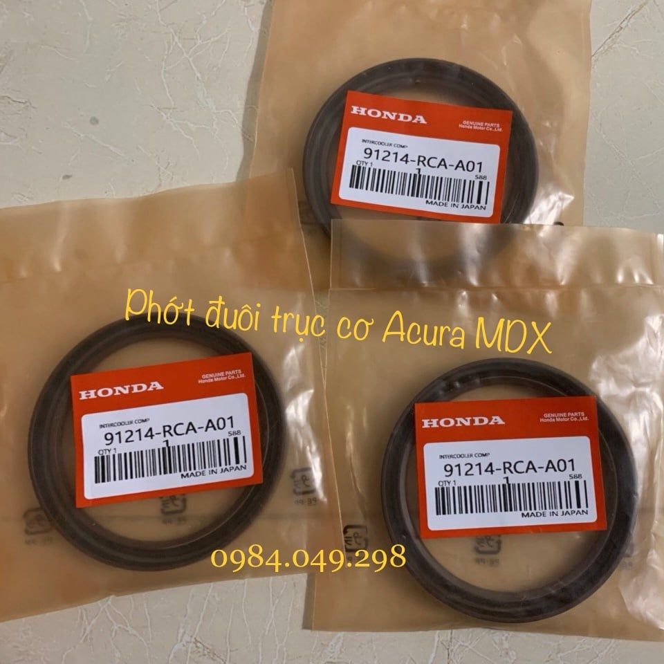 Phớt đuôi trục cơ Acura MDX - Xuất xứ Honda Nhật Bản - 91214RCAA01