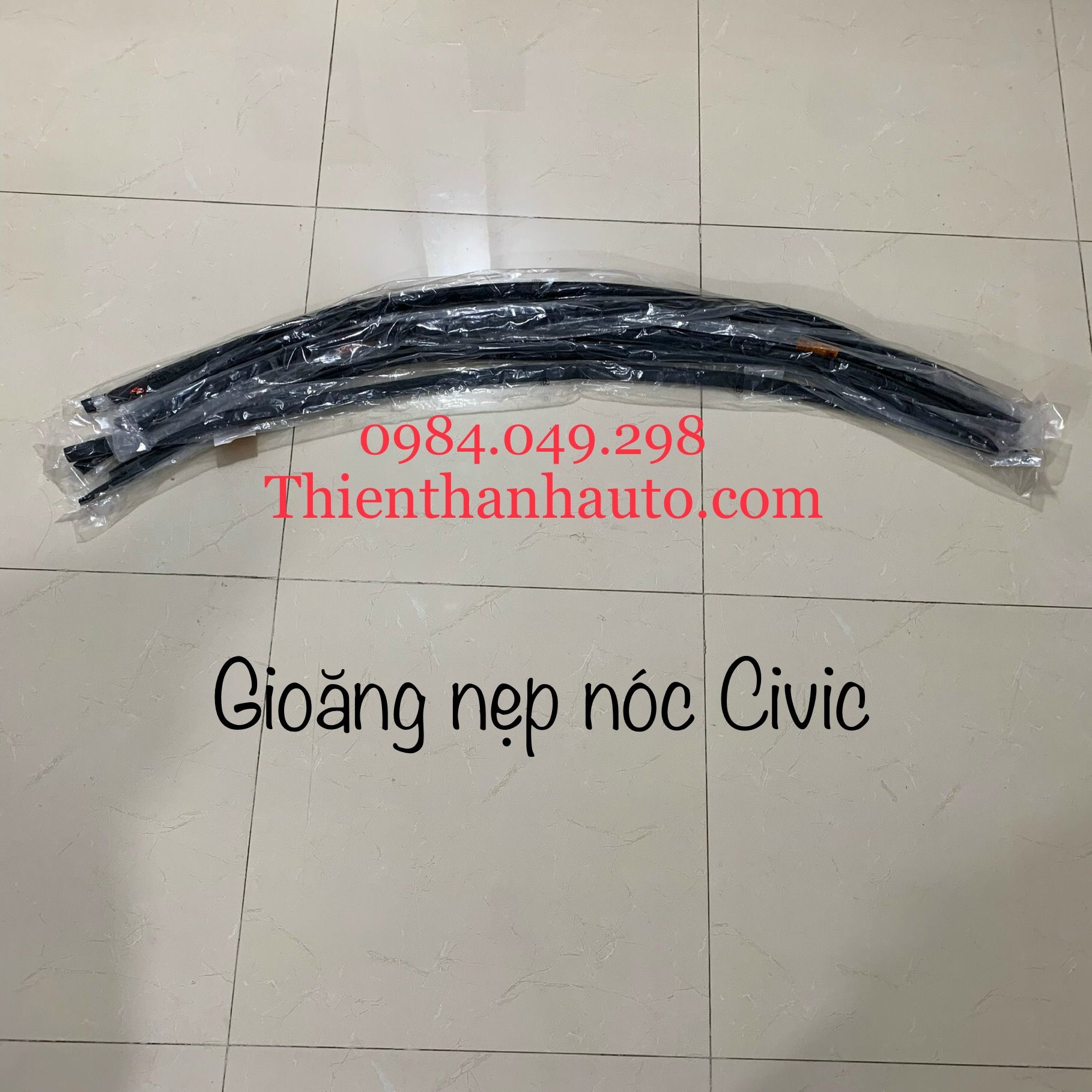 Gioăng cao su nẹp nóc Honda Civic 2013-2015 - Xuất xứ Nhật Bản, giá tốt nhất