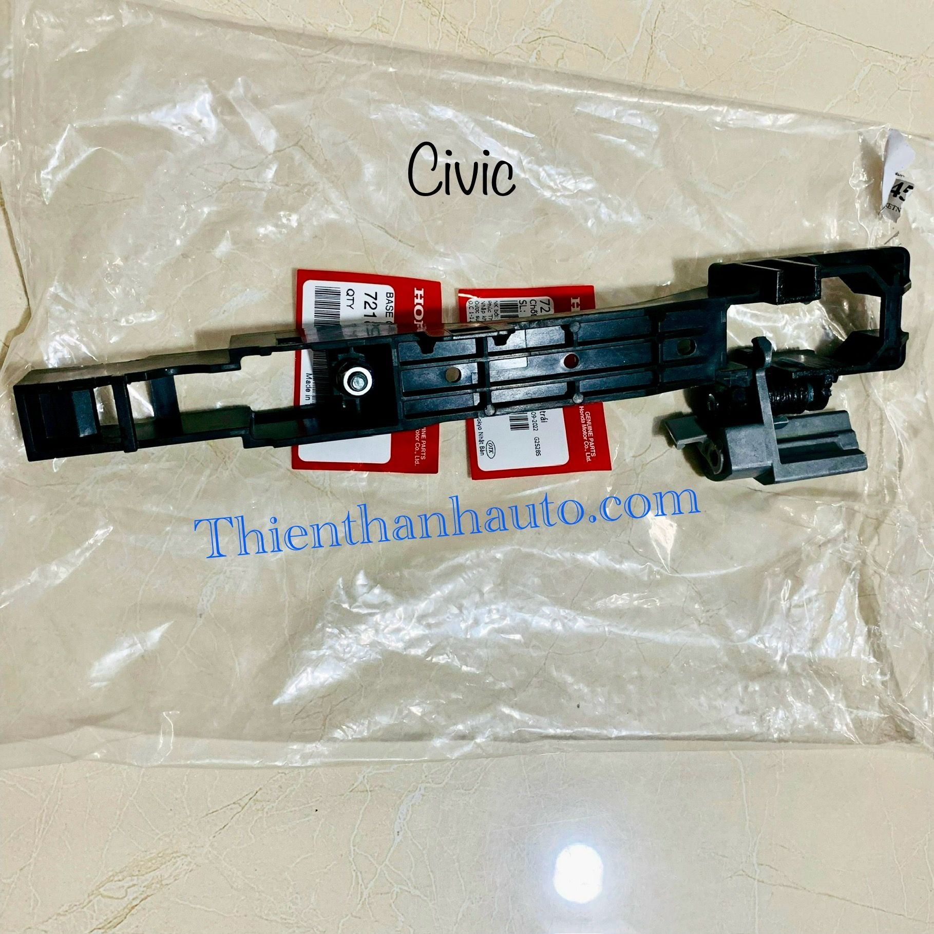 Xương tay mở cửa trước bên trái Honda Civic 2016-2021 chính hãng